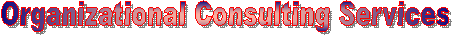 Organizational Consulting Services